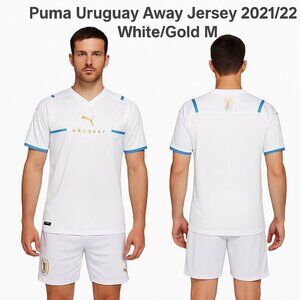 Puma Uruguay Away Jersey 2021/22 White/Gold M